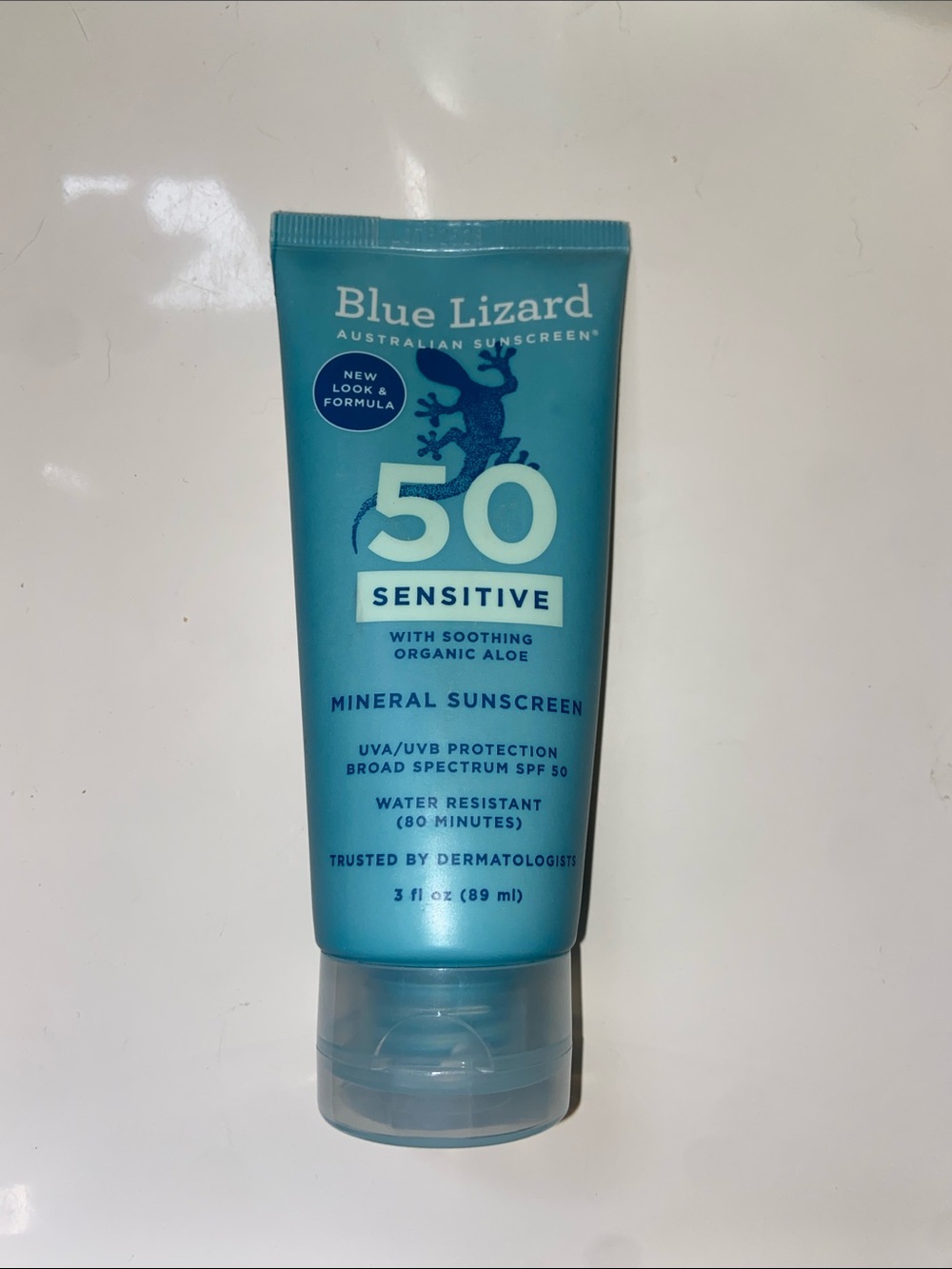 Blue Lizard SPF 50 Sensitive Mineral Sunscreen